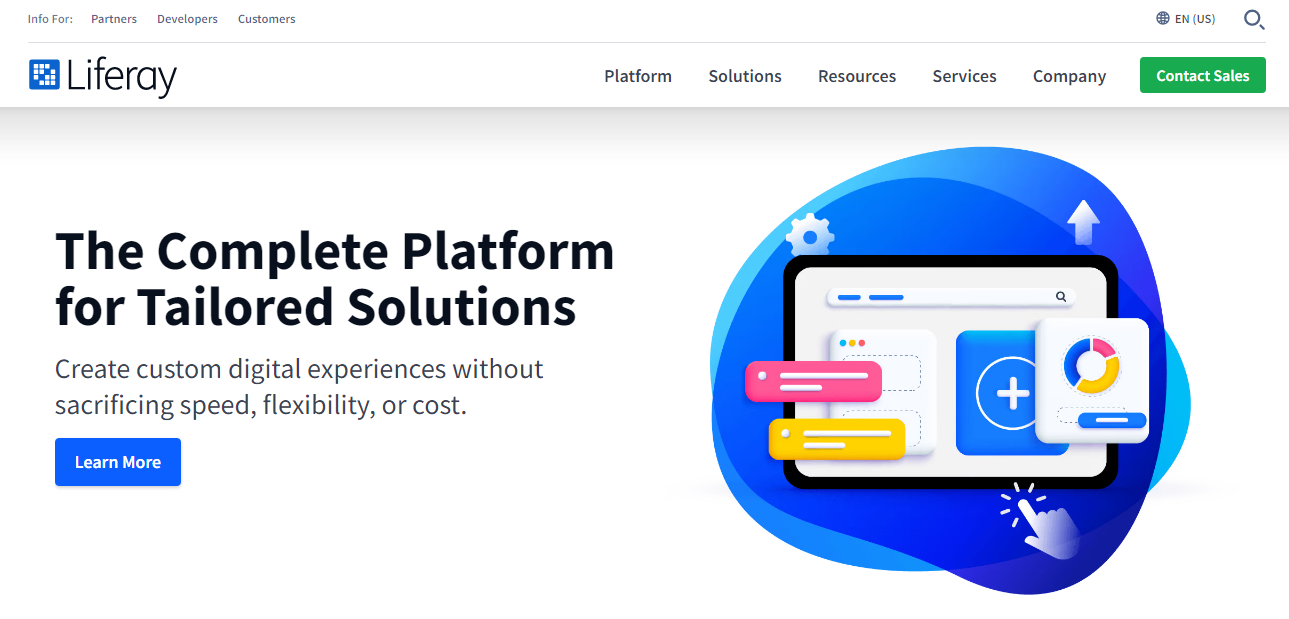  Screenshot from  Liferay.com  